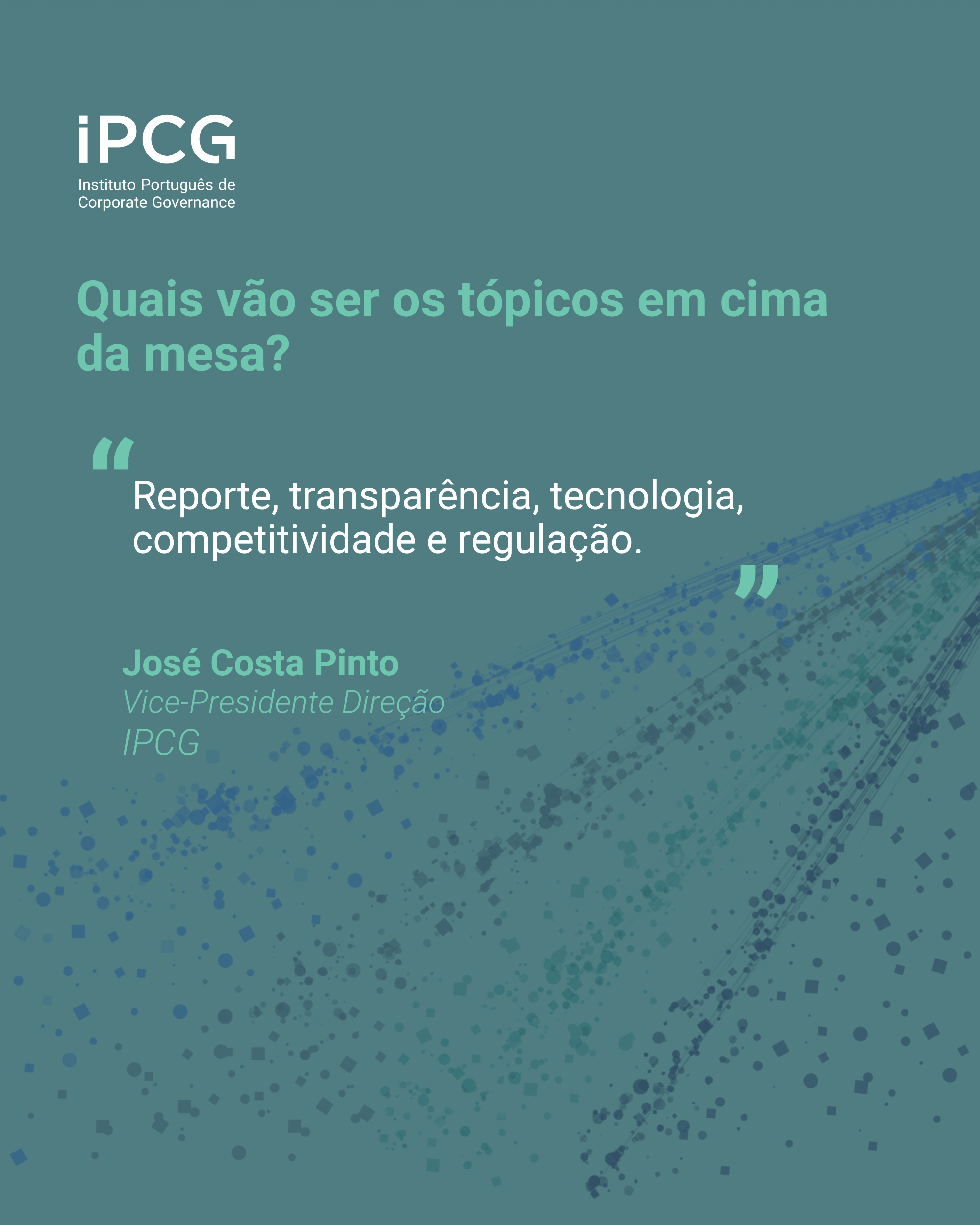 Créditos IPCG IPCG - Instituto Português de Corporate Governance